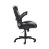 Serta Air Lumbar Bonded Leather Manager Office Chair, Brown Faux Leather