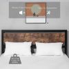 Queen Platform Bed Frame with Headboard and Footboard