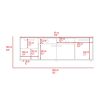 Brock Rectangle 2-Door TV Stand Dark Walnut