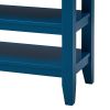 U_STYLE 48'' Modern Console Table Sofa Table for Living Room with 3 Drawers and 2 Shelves, Solid Wood Top (MDF) (As same As WF212303AAV)