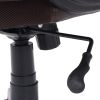 Serta Air Lumbar Bonded Leather Manager Office Chair, Brown Faux Leather